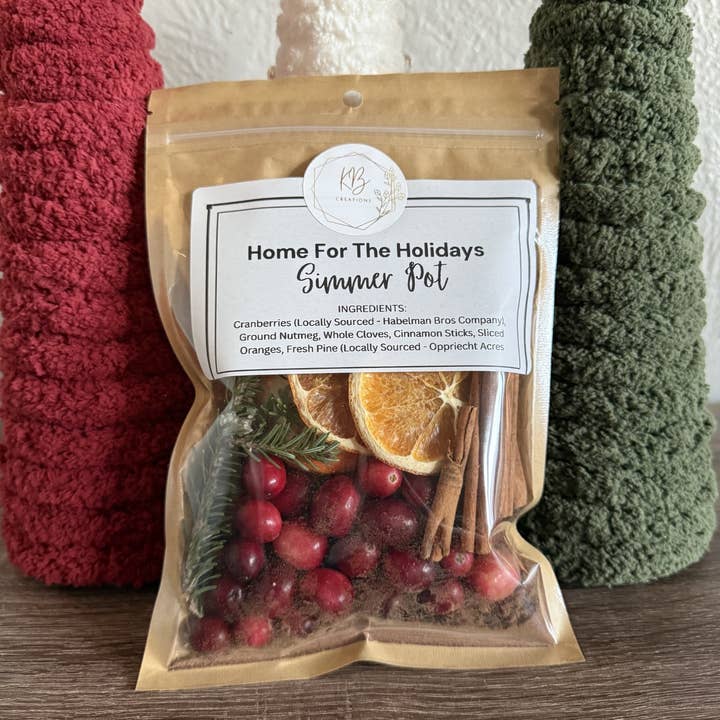 KB Creations - Wholesale Retailer Display - Home & Living - Home For The Holidays Simmer Pot