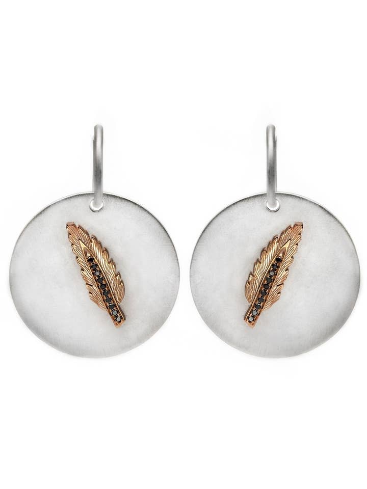 Store Runde Øreringe Amazonica for engroshandel hos THAIS BERNARDES GIOIELLI