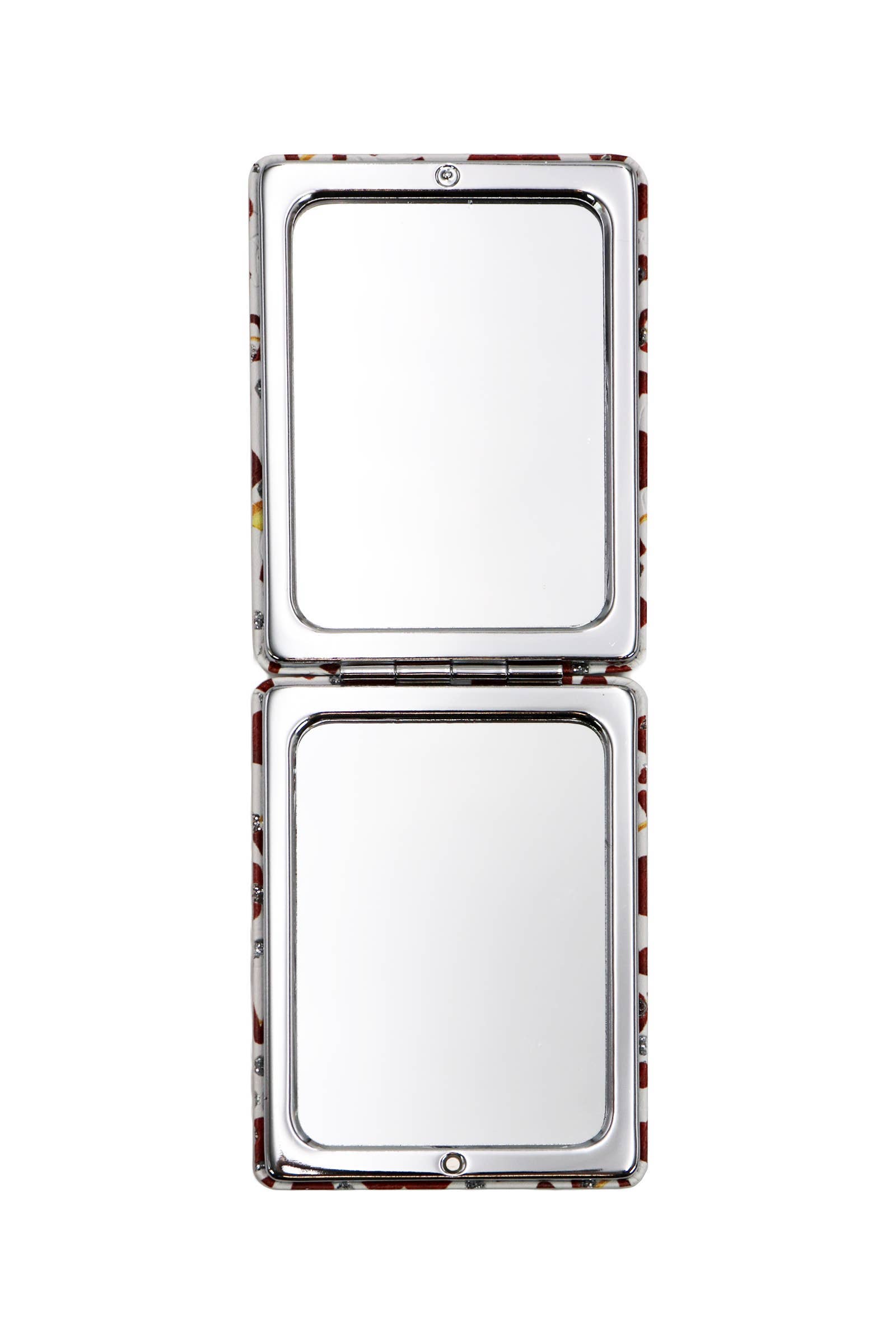 ASSORTED Love Heart Glitter Makeup Mirror - 12 Pcs for wholesale on Faire4