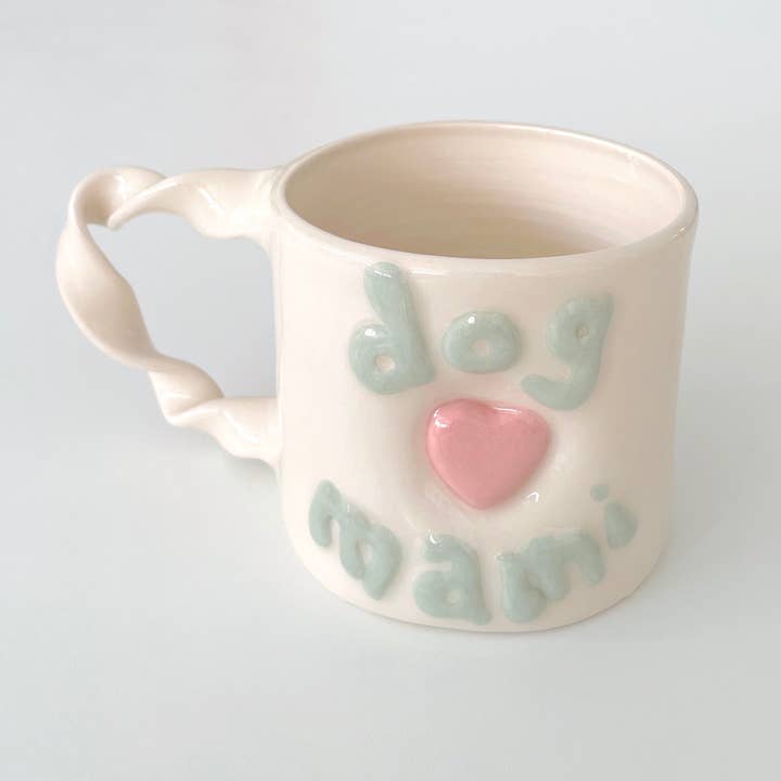 Tazza Mami Cane – Tazza in Ceramica Fatta a Mano (300 ml) per la vendita all'ingrosso da parte di Pipa and Happy
