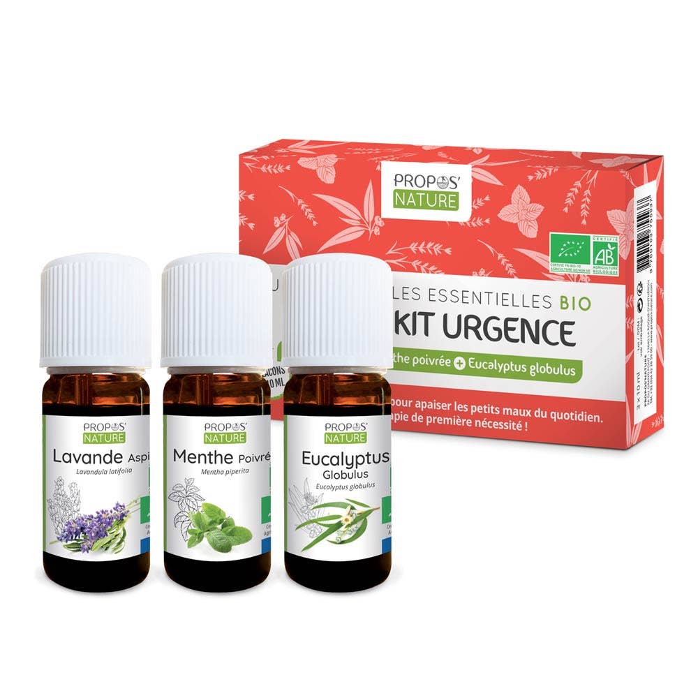 Propos'Nature - Wholesale Essential Oil - Aroma'kit Emergency - 3 Organic Essential Oils - 3x10ml2