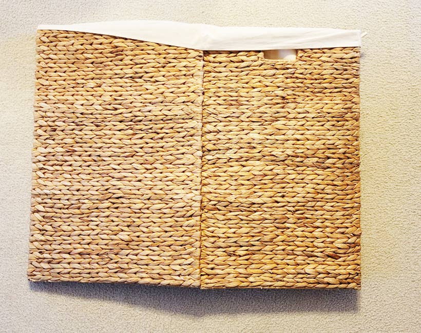 HAMI & CO - Wholesale Laundry basket - HMW10 Square Waterhyacinth  Folding Laudry basket wit1