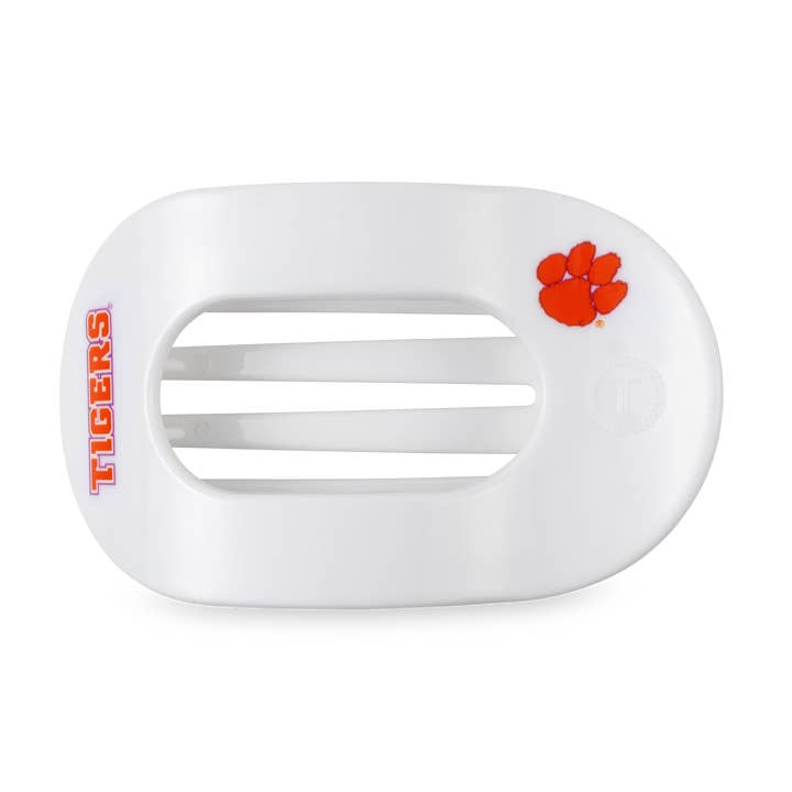 Flat Round Hair Clip | Medium | Go Tigers! for wholesale by TELETIES