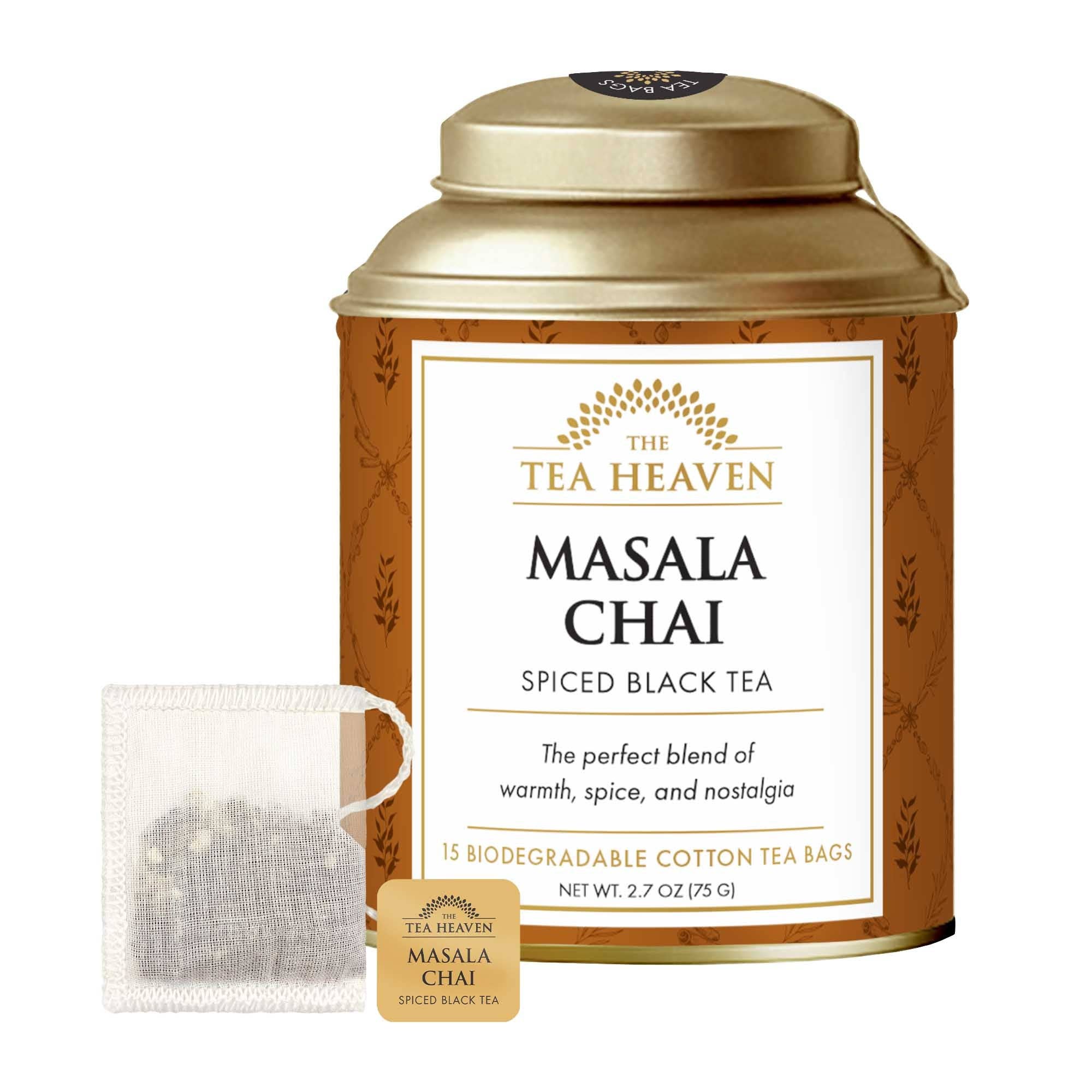The Tea Heaven – Engroshandel Teposer – Masala Chai Tebreve Dåse0