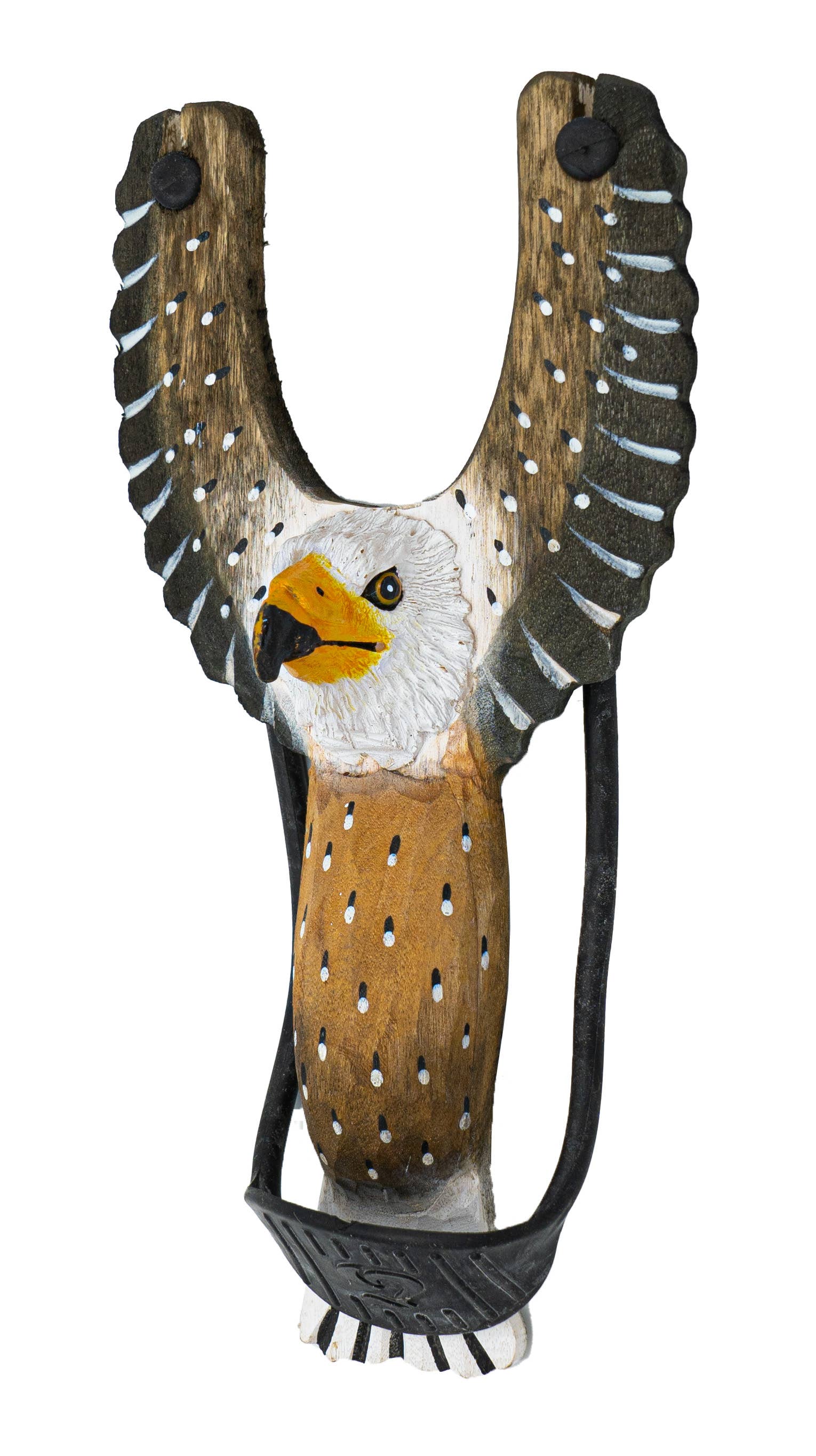 Pawnee Bill’s - Vendita all'ingrosso Fionda - Bambini - Fionde in legno con teste di animali in resina38