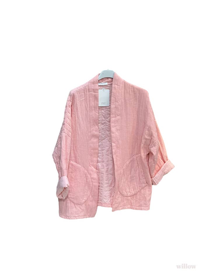 Moonsun - Wholesale Jacket - Women's - #5230 cotton-gauze kimono-style jacket34