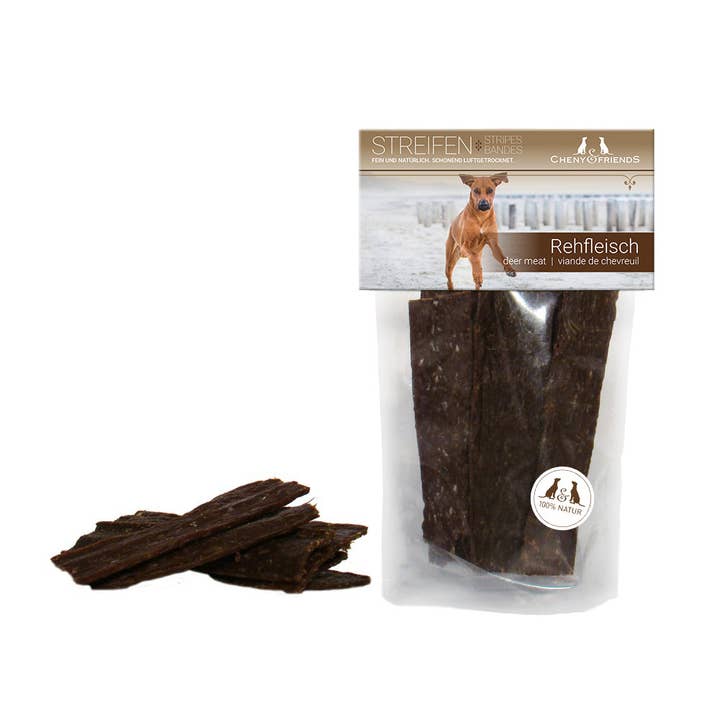 Viande de chevreuil en lanières pour la vente par Cheny & Friends