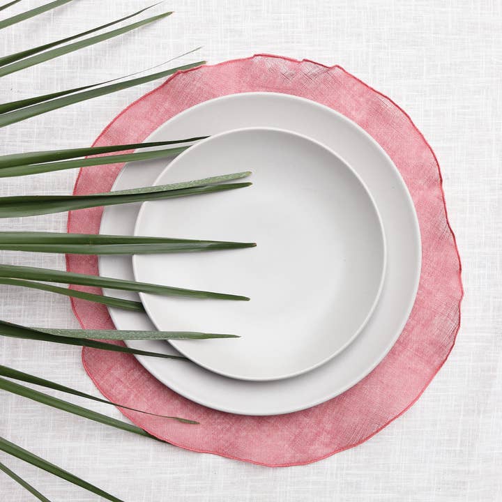 Giardino Segreto - Wholesale Placemat - Round placemats in pure linen GARZA1