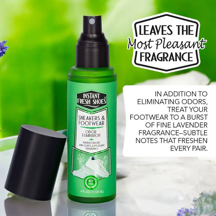 Instant Fresh Air - Wholesale Shoe Deodorant / Spray - Sneakers & Footwear 4 Oz., Odor Eliminator + Frag. -Display
2