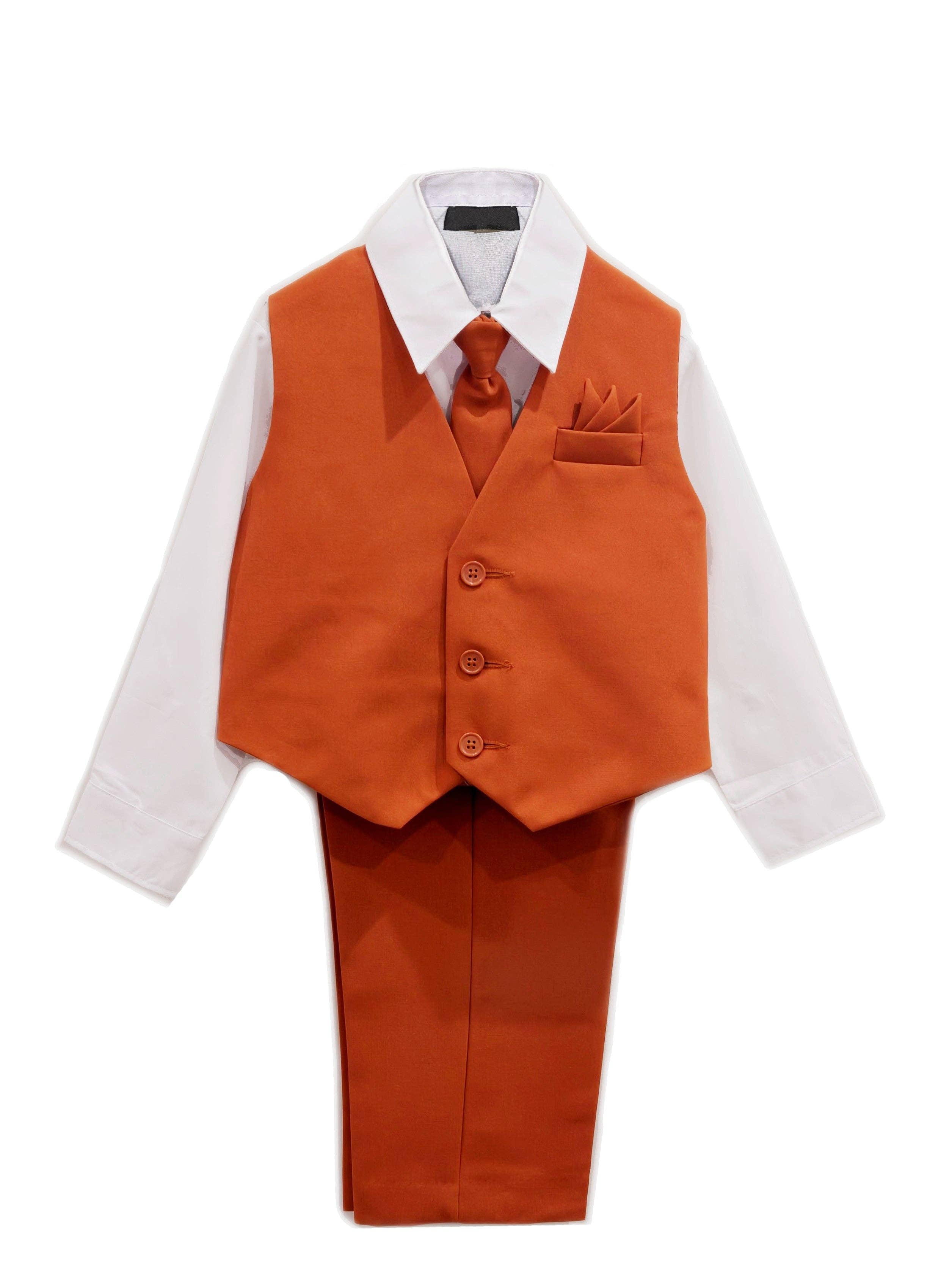 b-one inc - Wholesale Suit Set - Kids - Boys' Vest Suit Set, 5-Piece, Many Colors, Sizes 2T-147