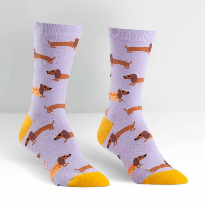 Hot Dogs Crew Socks for wholesale by Sock it To Me