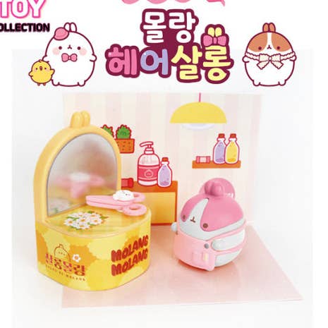 K-Wonderland - Wholesale Figurine toy – Kids - Molang Hair Salon Collectable Figure Random Blind Box 1