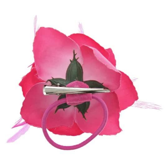 Topkids Accessories – wholesale Fascinator-hatt - Dam – Rose Flower Hair Clip Hårband Blommig Corsage Fascinator Hårband Aligator Näbbgrepp för kvinnor och flickor Bröllop Prom Party Särskilda tillfällen23