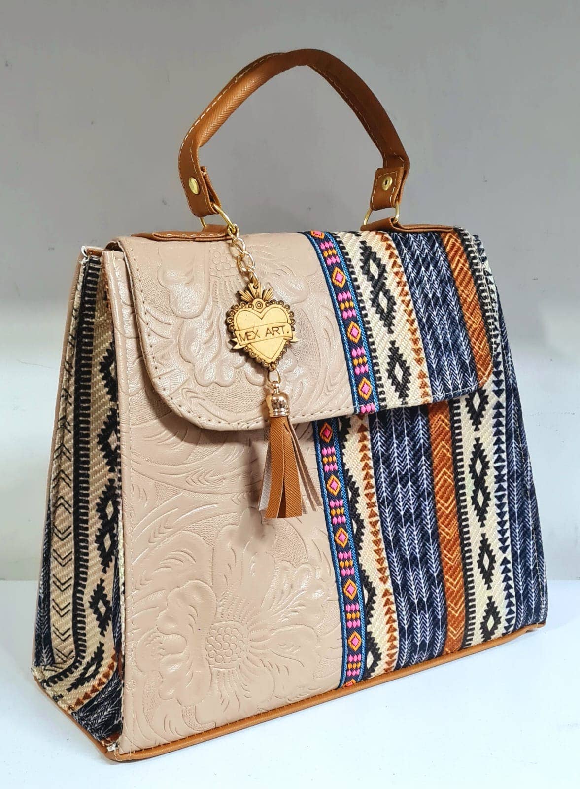 GMCE Global Trading, LLC - Wholesale Backpack - Women's - Handcrafted Artisan Backpack Embroidered Jute 10