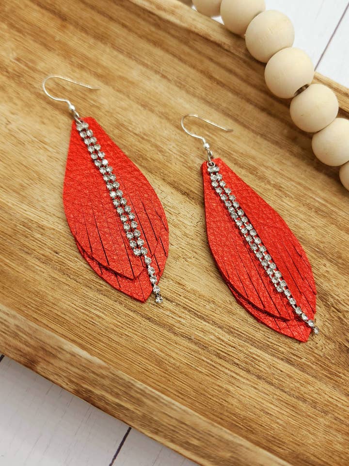 Glam Red Fringe for wholesale by FL Girl Designs