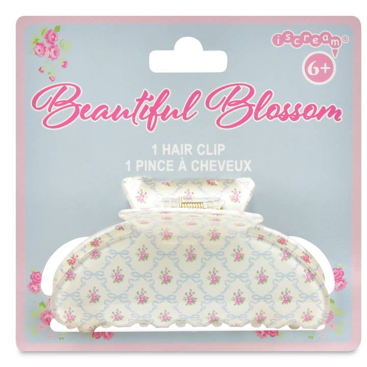 Beautiful Blossom White Hair Clip for wholesale by Iscream