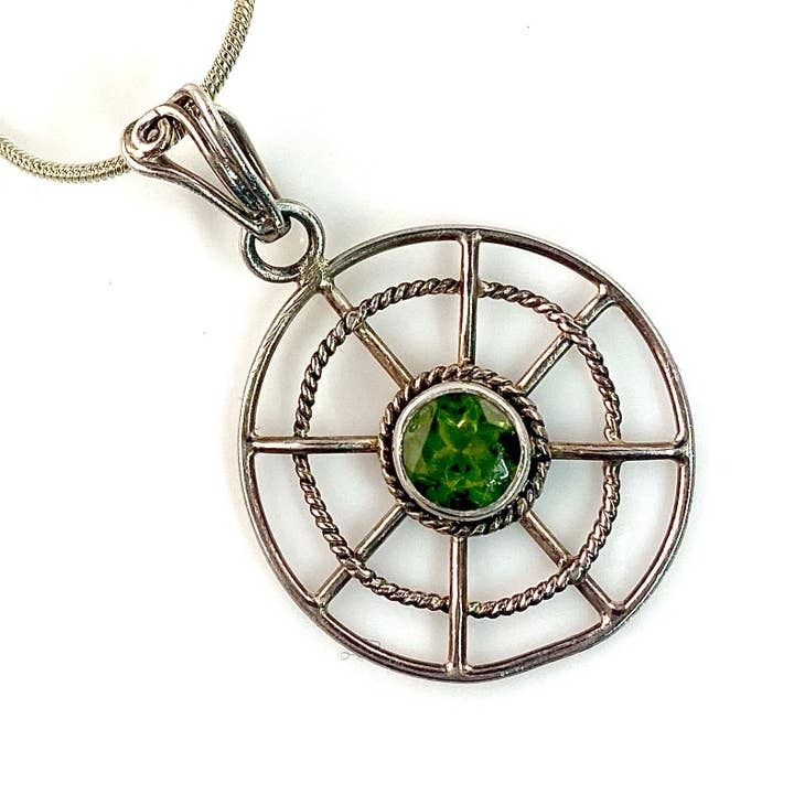 Alexandrite Sterling Silver Nautical Pendant for wholesale by Keja Designs Jewelry