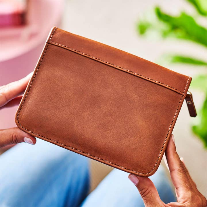 Vida Vida – Großhandel Kartenetui – Unisex – Kartenetui Uno aus Leder mit Karten als Familiengeschenk