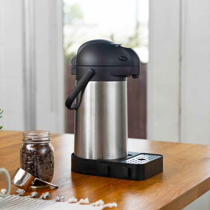 Cresimo 2.2L Airpot Coffee Carafe with Drip Tray  for wholesale by Cresimo