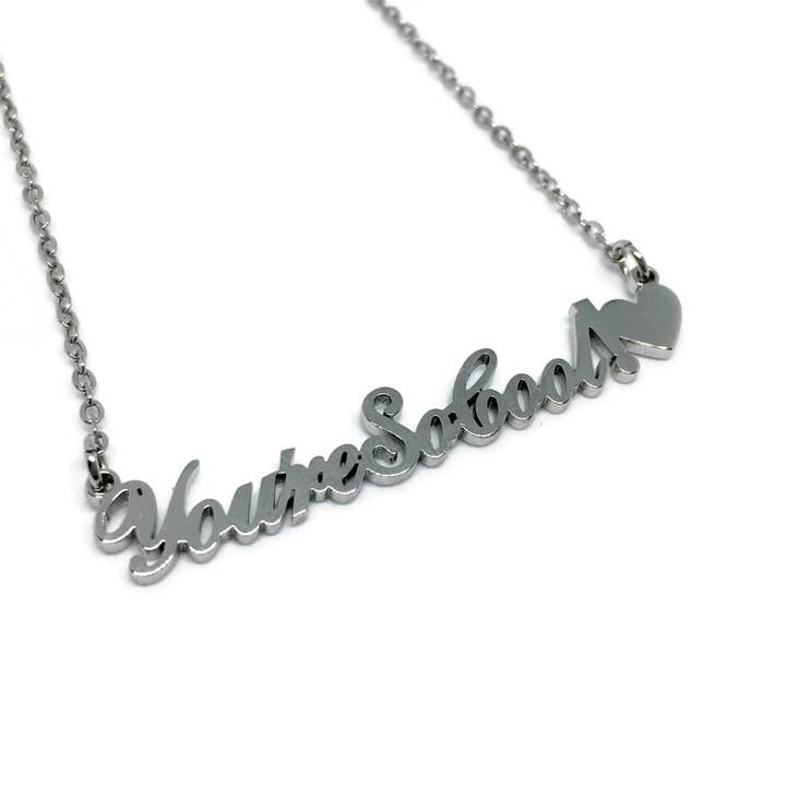 Gifts From The Crypt – wholesale Pendant/charm necklace – You’re So Cool True Romance Necklace Tarantino Love Pendant2