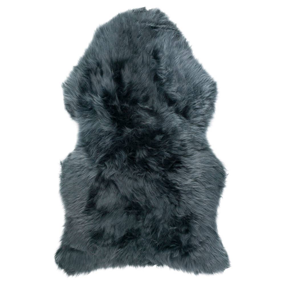 Mars & More - Brand of B Living - Wholesale Throw Blanket - New Zealand Sheepskin Dark Grey 80 Cm0
