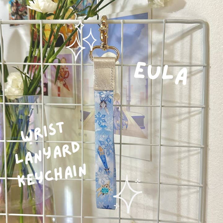 Eula Wrist Lanyard Keychain Leather - Genshin Impact Series for wholesale by Studio Ayu