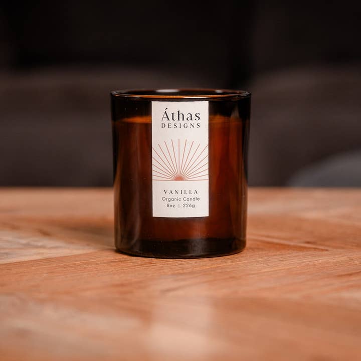 Merrely - Wholesale Jar/Filled Candle - Alba Sunrise Organic Candle – 8oz0