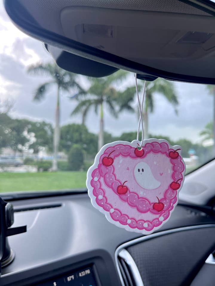 Boo Cake Car Air Freshener for wholesale by Illie Millie Designs