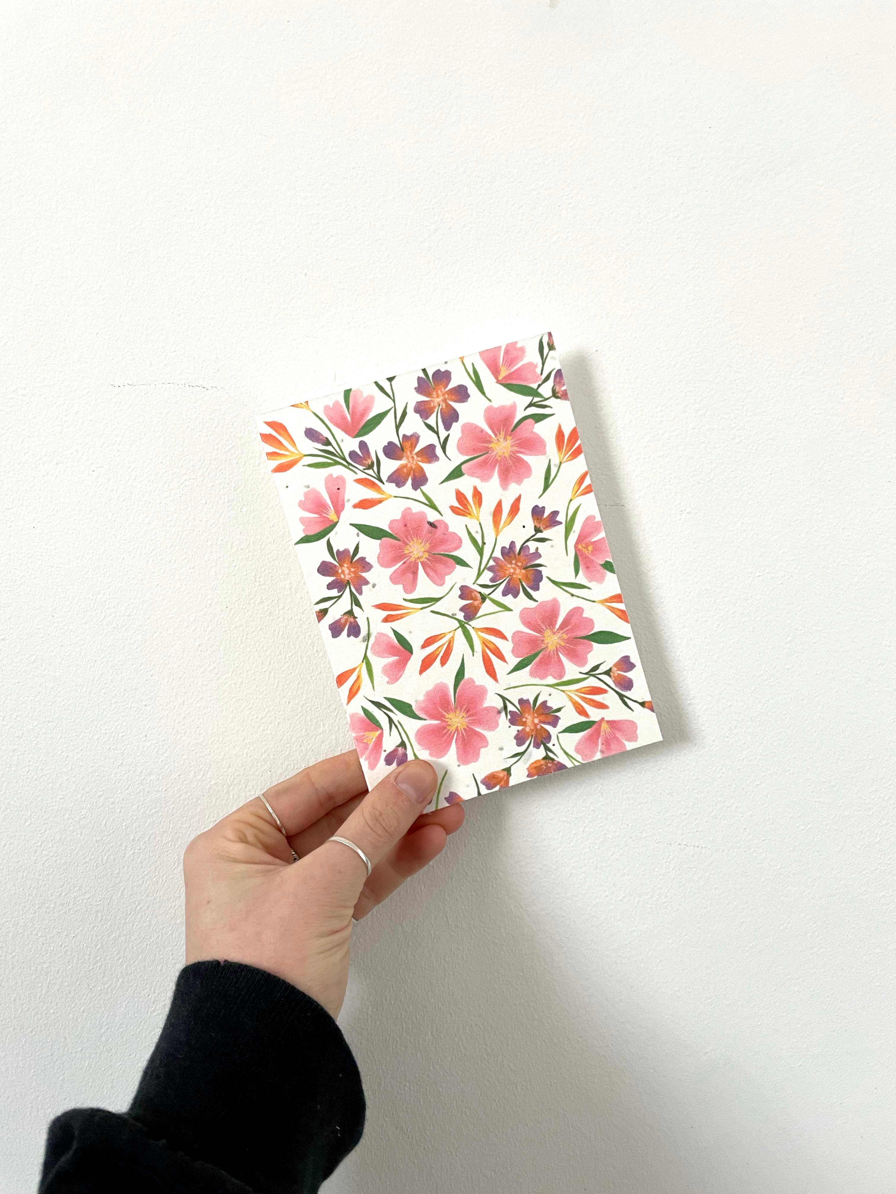 The Flower Girl Studios – Cartão de saudação diária por atacado – Cartões de Sementes Plantáveis - Presentes Ecológicos com Tema de Abelhas2