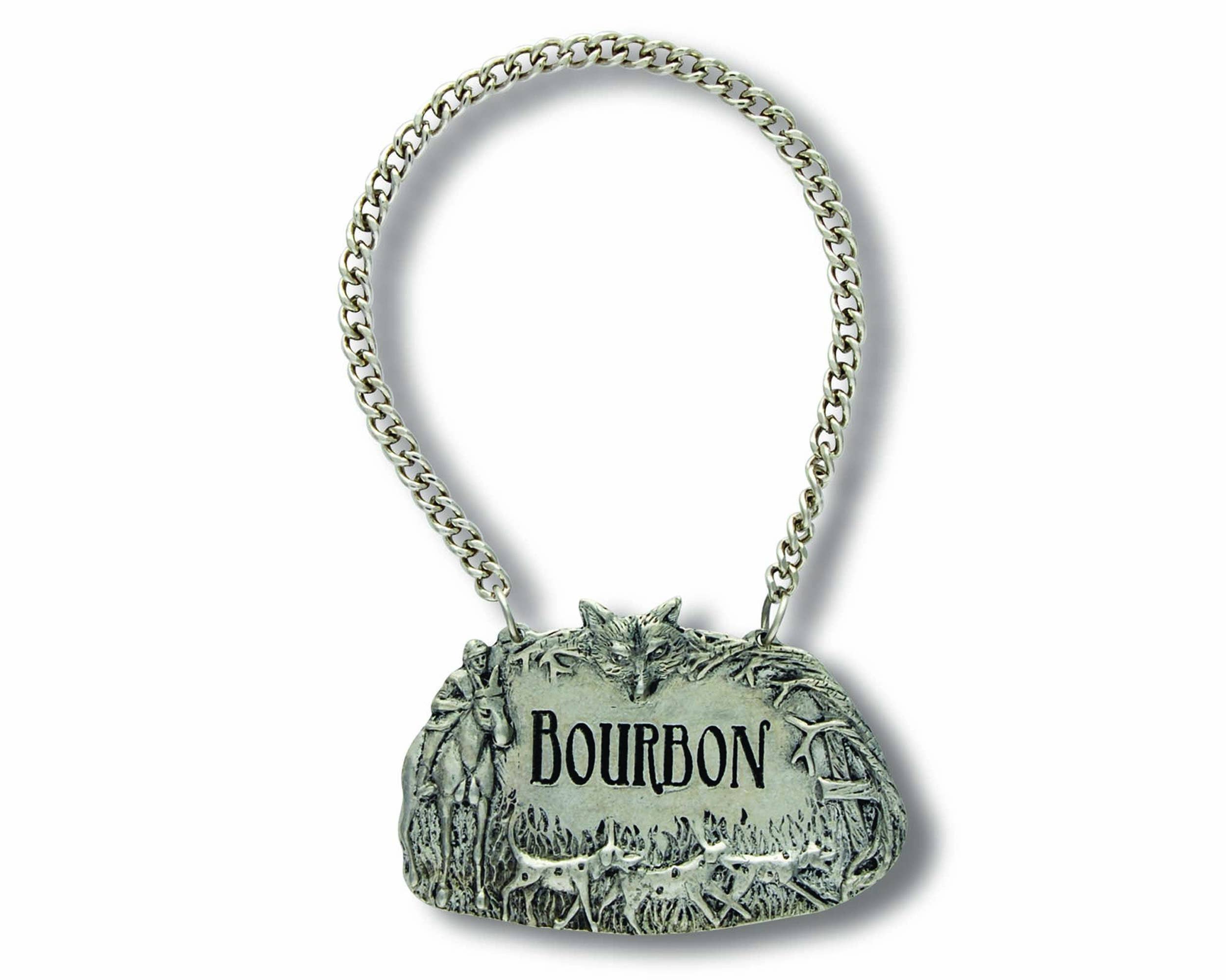 Vagabond House - Wholesale Decanter - Pewter Hunt Decanter Tags1