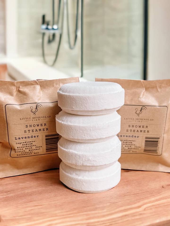 Shower Steamers for wholesale by Little Homestead Farm