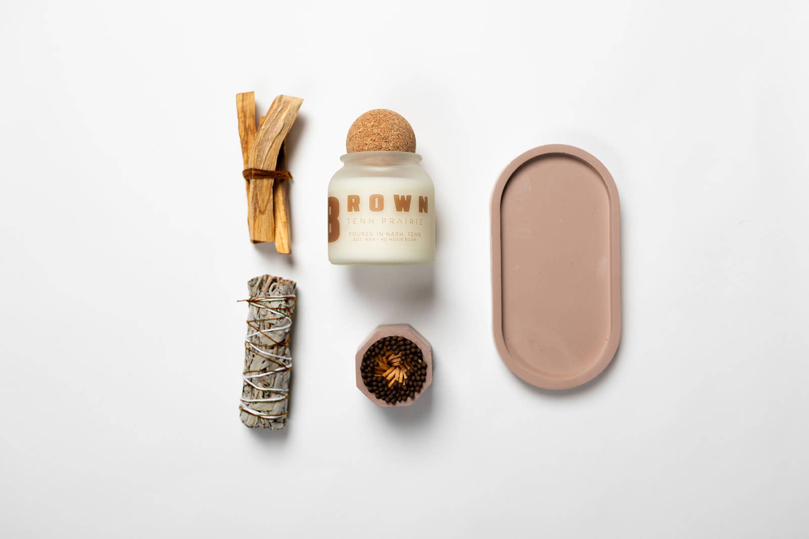 Tenn Prairie - Wholesale Decorative Tray - Concrete Candle Tray – Colored Base for Candle Display & Styling6