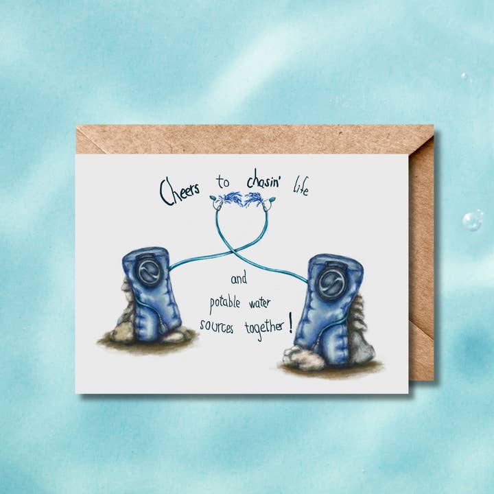 Proost! |Wenskaart|Wandelwenskaart|Jubileum voor wholesale door Mile Markers