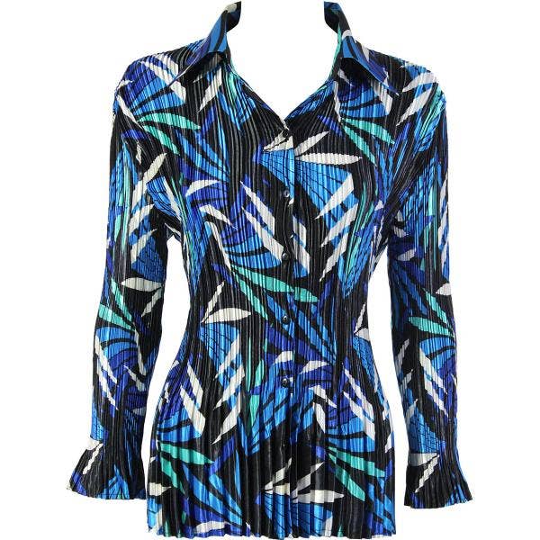 The Magic Scarf Company - Wholesale Button Down Shirt - Women's - 1148 - Satin Mini Pleats Blouses41