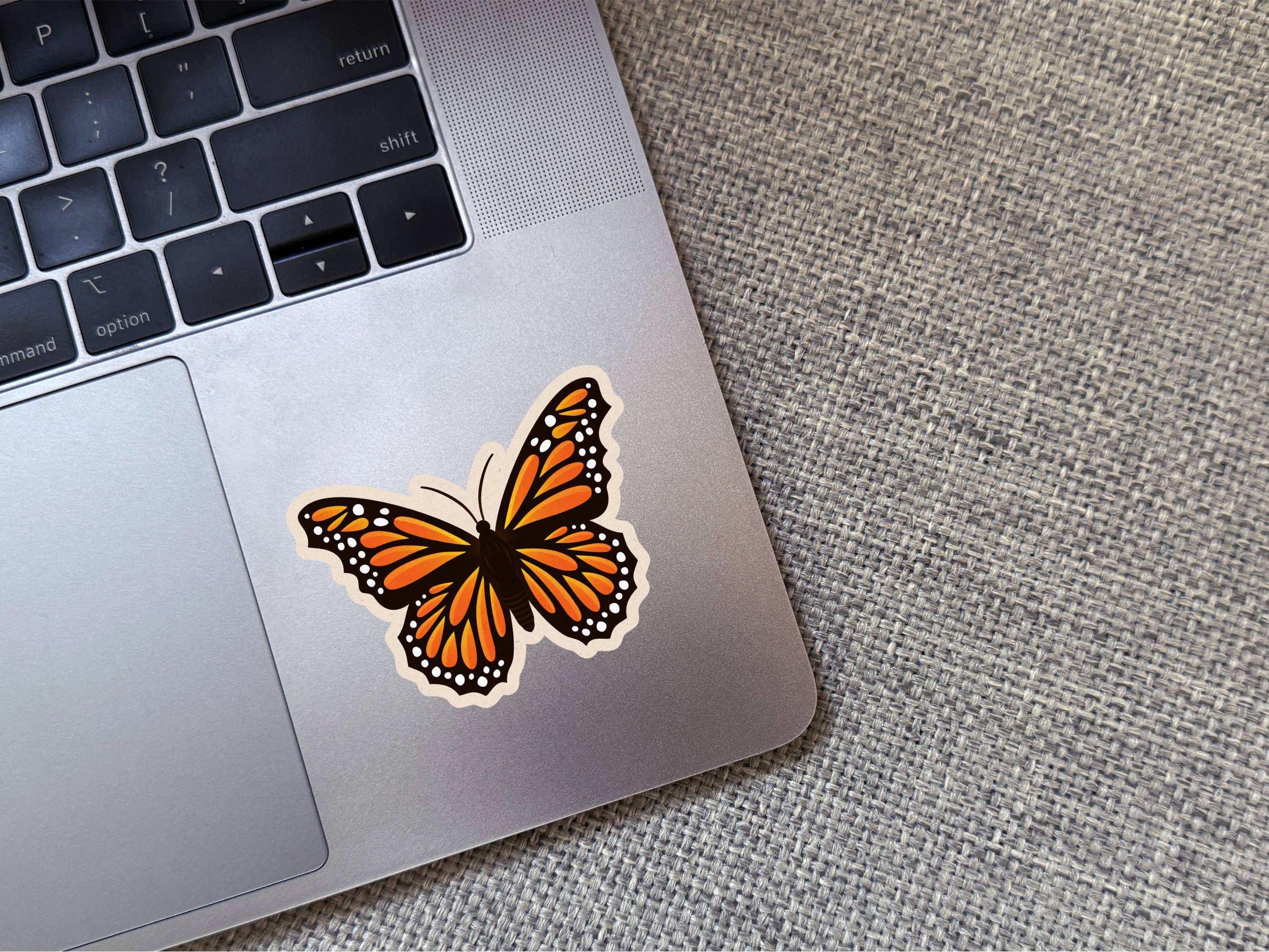 Dandymark - Wholesale Sticker - Monarch Butterfly Vinyl Sticker - 3"1