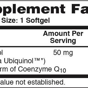 Health Thru Nutrition - Wholesale Oral Supplement/Vitamin - Ubiquinol (Kaneka™) Coq-10 50mg (Non-gmo) 90 Softgels3