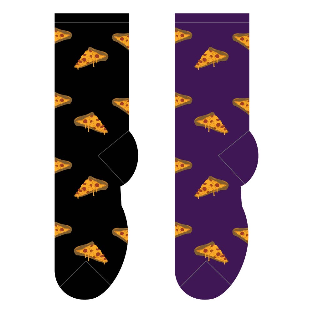 FOOZYS Fun Socks - Wholesale Socks - Women's - Pepperoni Pizza Slice Socks