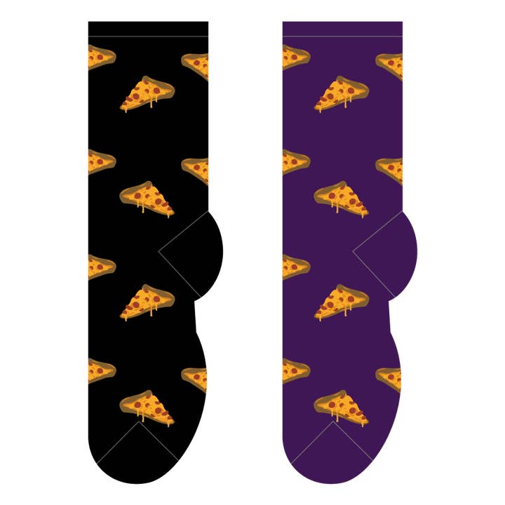 FOOZYS Fun Socks - Wholesale Socks - Women's - Pepperoni Pizza Slice Socks0