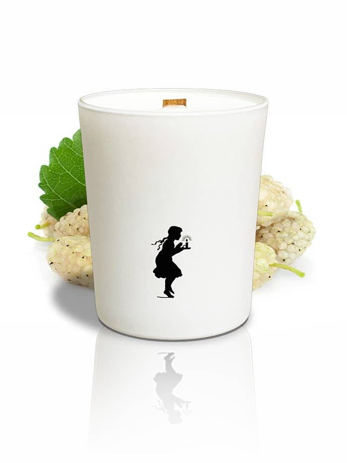 Witte moerbeikaars voor wholesale door Cotswold Candle Co