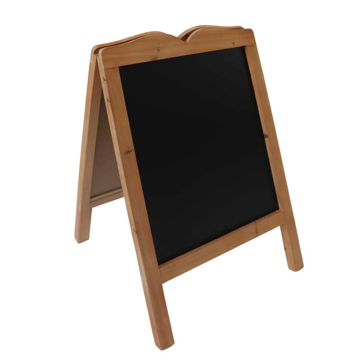 VIP Wood 28 in. Black Sandwich Chalkboard for wholesale by VIP Home & Garden