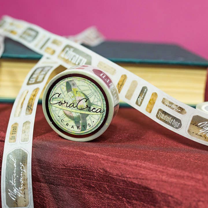 CoraCreaCrafts - Wholesale Tape - Academia Peel Off Labels4