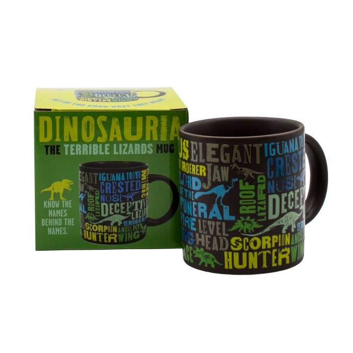 Dinosauria Terrible Lizards Coffee Mug for wholesale by Unemployed Philosophers Guild