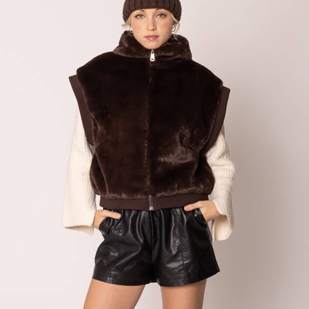 Fashion City - Venta al por mayor Chaleco de abrigo - Mujer - Chaleco cálido y acogedor de piel suave para la moda de otoño-invierno17