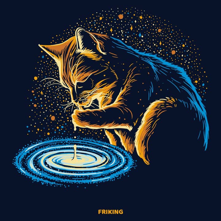 Navy Drinking Cat - 667 for wholesale on Faire1