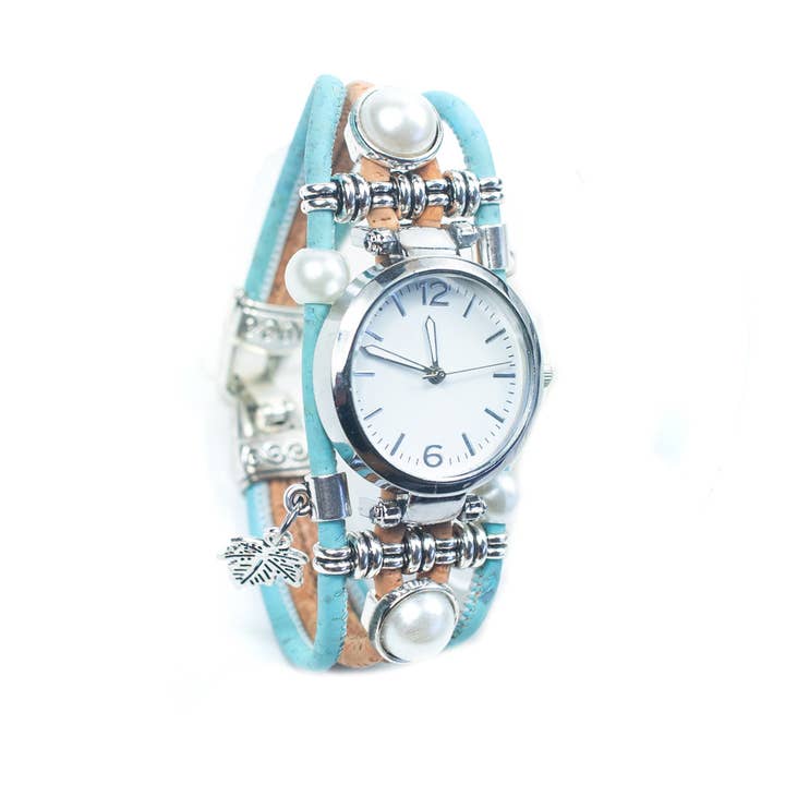 Meninas Bonitas Cork - Wholesale Wrist Watch - Women's - handmade cork watch WA-181-A