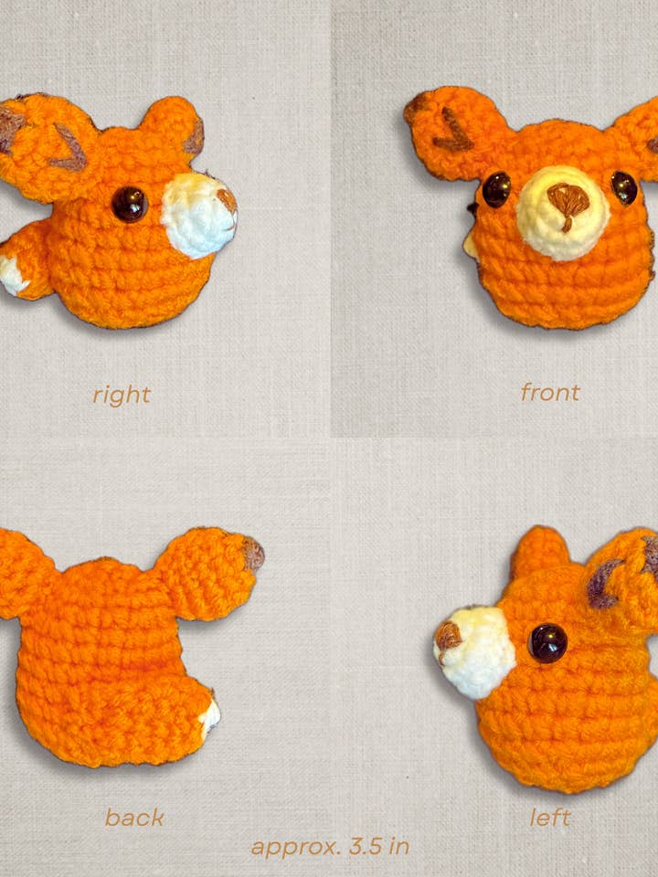 TJ le renard | jouet pour chat lesté pour la vente par Feline Grove