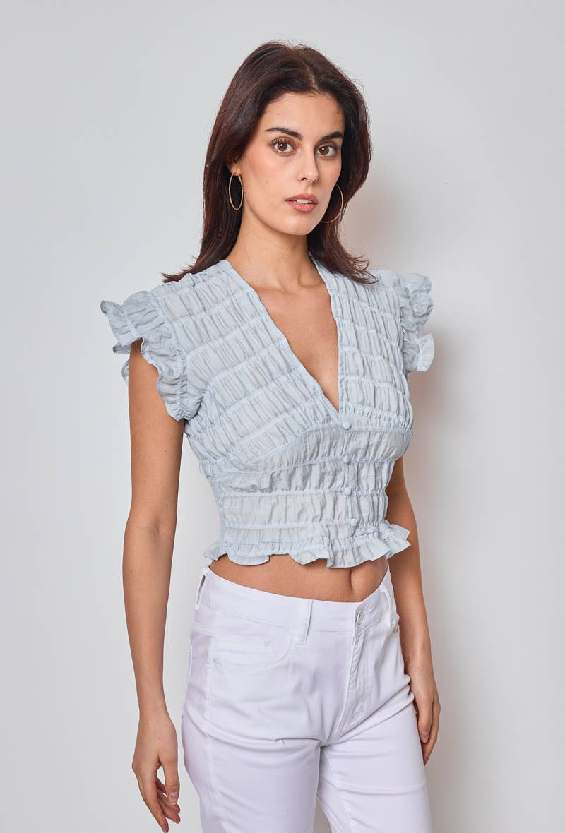 KY CREATION PARIS - Wholesale Blouse - Women's - Flared sleeve top5