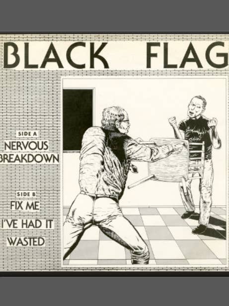 BLACK FLAG, Magnet, Button, NERVOUS BREAKDOWN for wholesale by Ba Ba Buttons