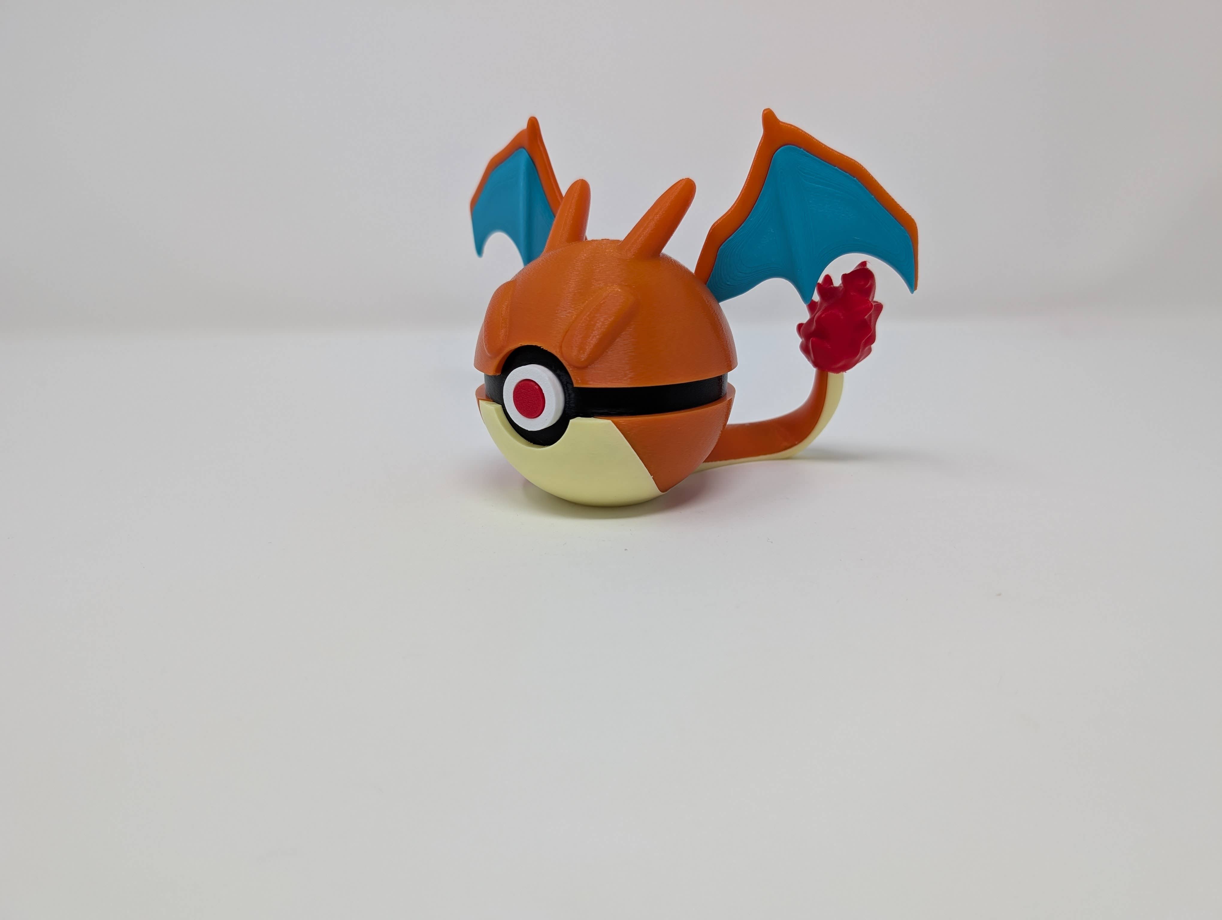 Giant Turtle Creations - Wholesale Decorative Figurine - Charizard Style Pokeball2