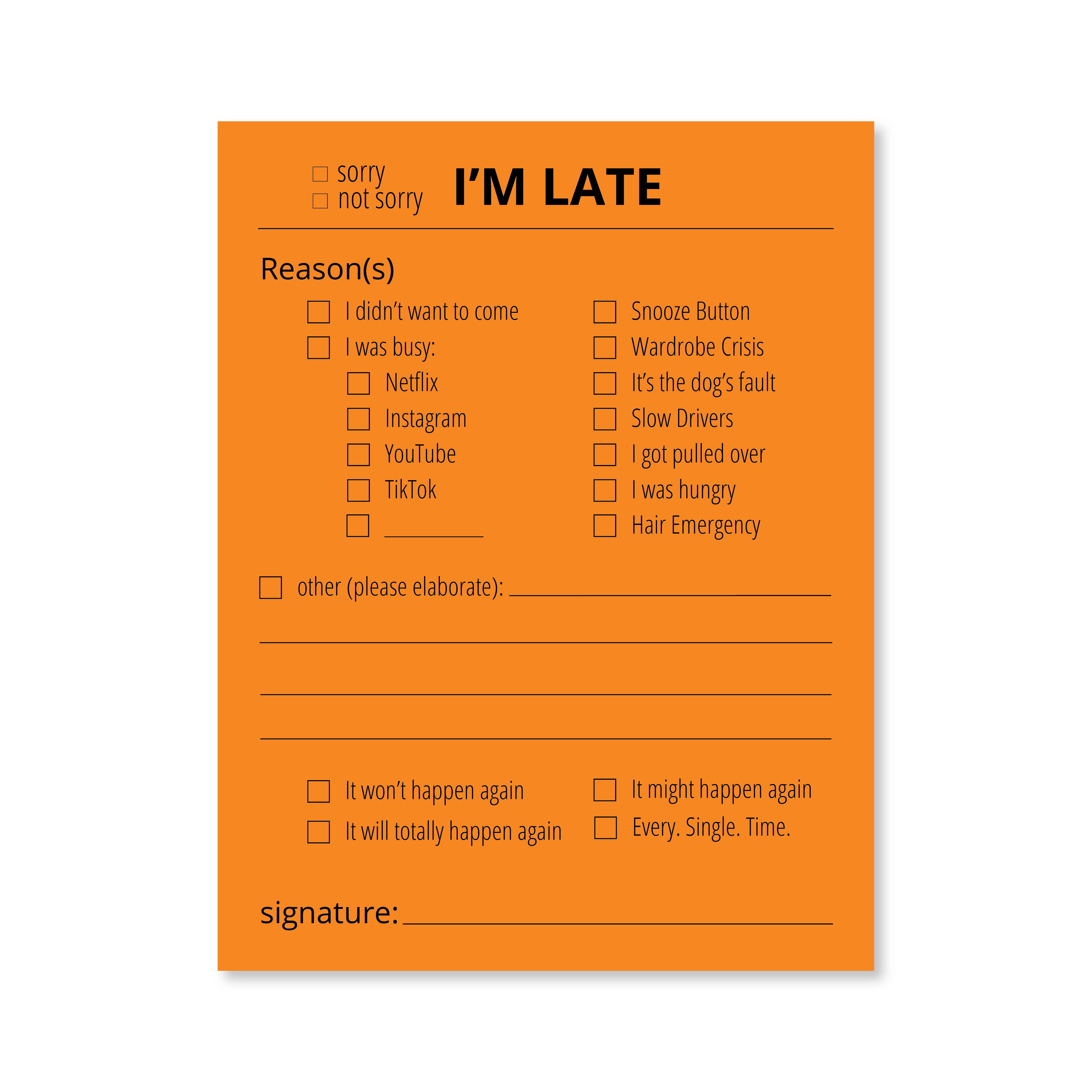 Public School Paper Co. - Wholesale Stationery/Notecard Set - Late Notes6